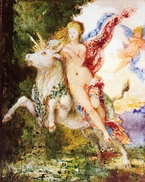 Moreau Europa and the Bull Oil Paintings